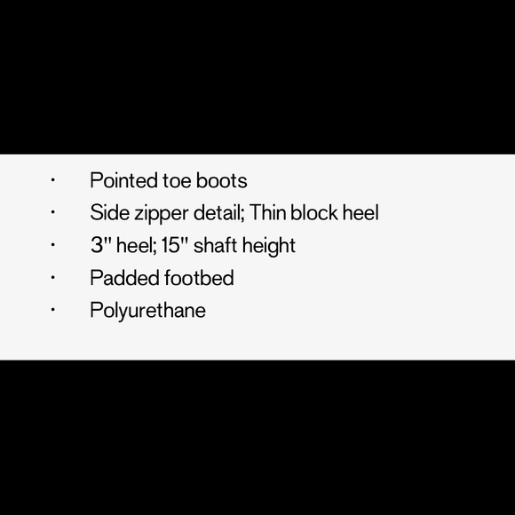 Faux Leather Heeled Stovepipe Boots - Picture 2 of 2